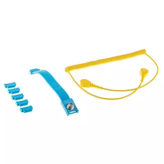 RS PRO ESD Grounding Wrist Strap & Cord Set With 10 mm Socket, 10 mm Stud Model No 2877420-picture-21