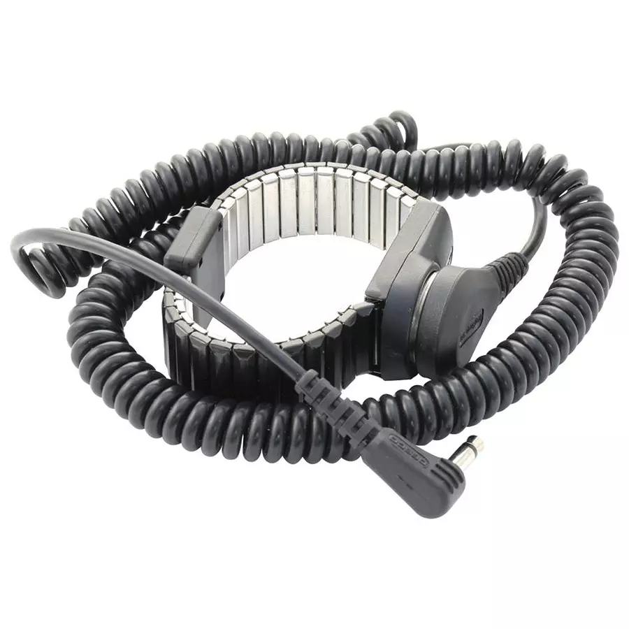 SCS METAL WRIST BAND, FIXED SIZE, LARGE, BLACK, 2207.