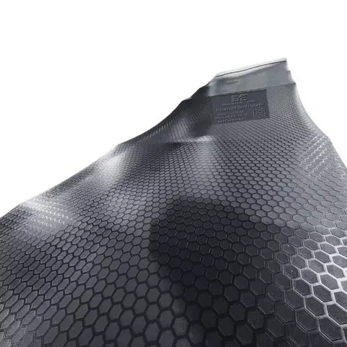 Bharat Electrosafe Insulating Mat Premium Rubber 1x2 m Size and 2 mm Thickness Class A Black for Upto 3.3 kV, BES1001