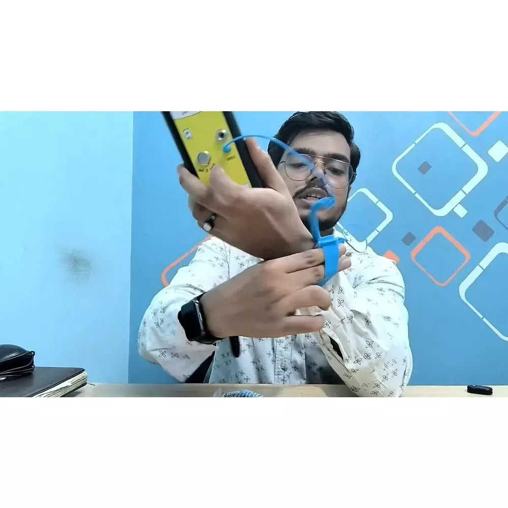 GLOBALSS Wrist Strap PVC Blue for Personal & Professional Use