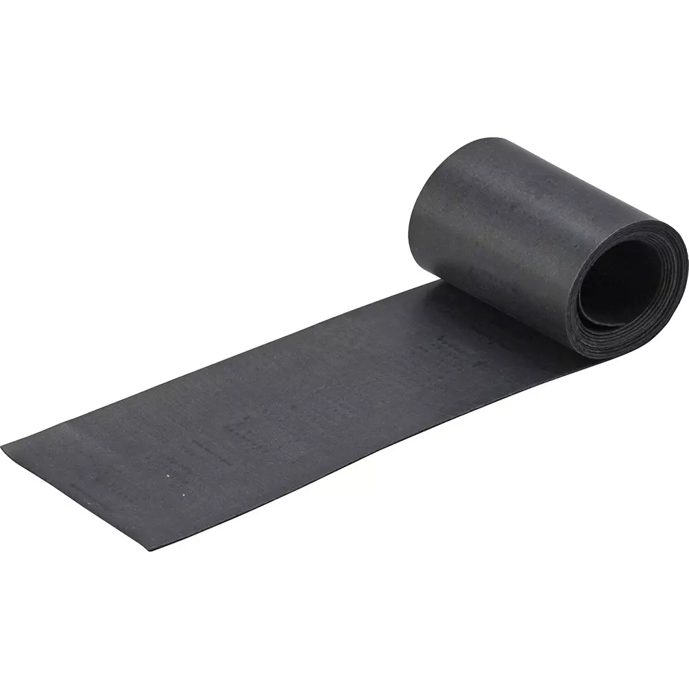 MonotaRO Natural Rubber Sheet Black 1 m Length 0.5 mm Thickness 50 mm Width, MBL-100