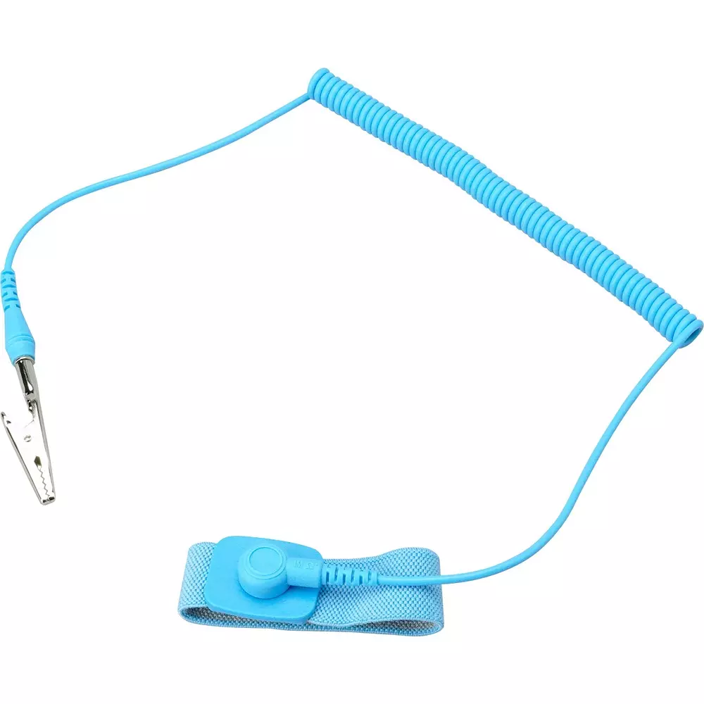 CUSTOM Static Electricity Removal Wristband Yes Cord 160.0 mm Coil Part, AS-104-6
