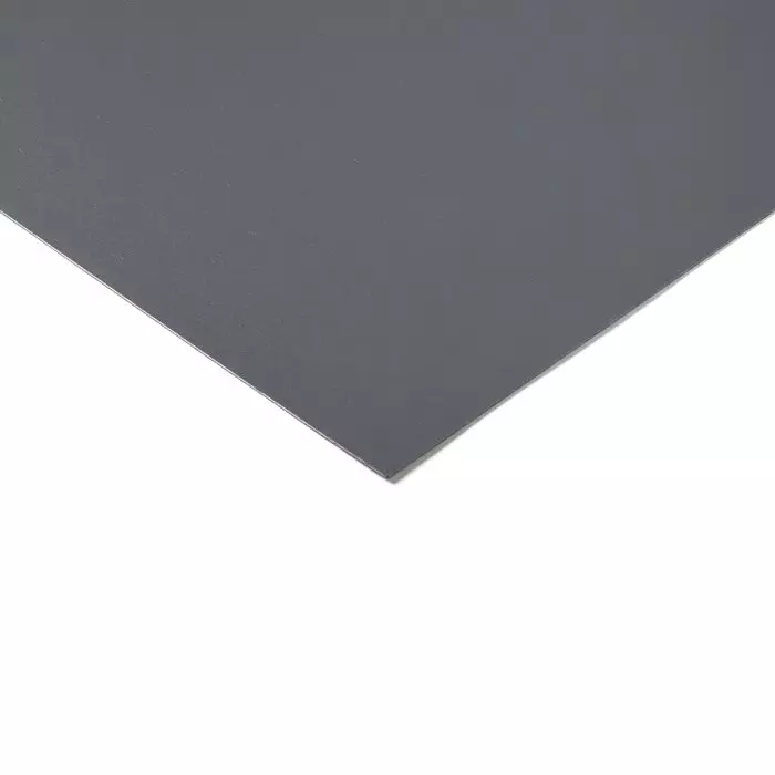 RS PRO Grey Plastic Sheet 1000 mm x 500 mm x 15 mm, 4386392