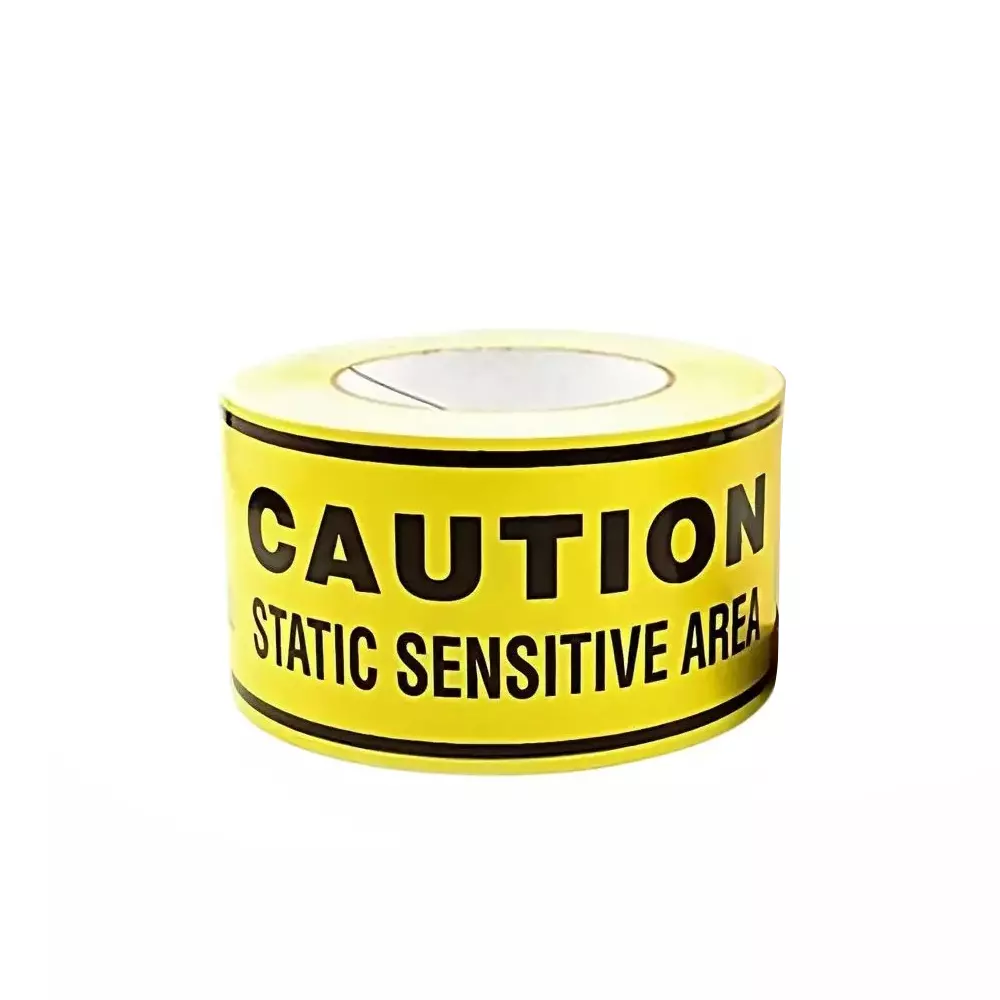 GLOBALSS Caution Warning Tape PET Yellow 50 mm (2 Inch)