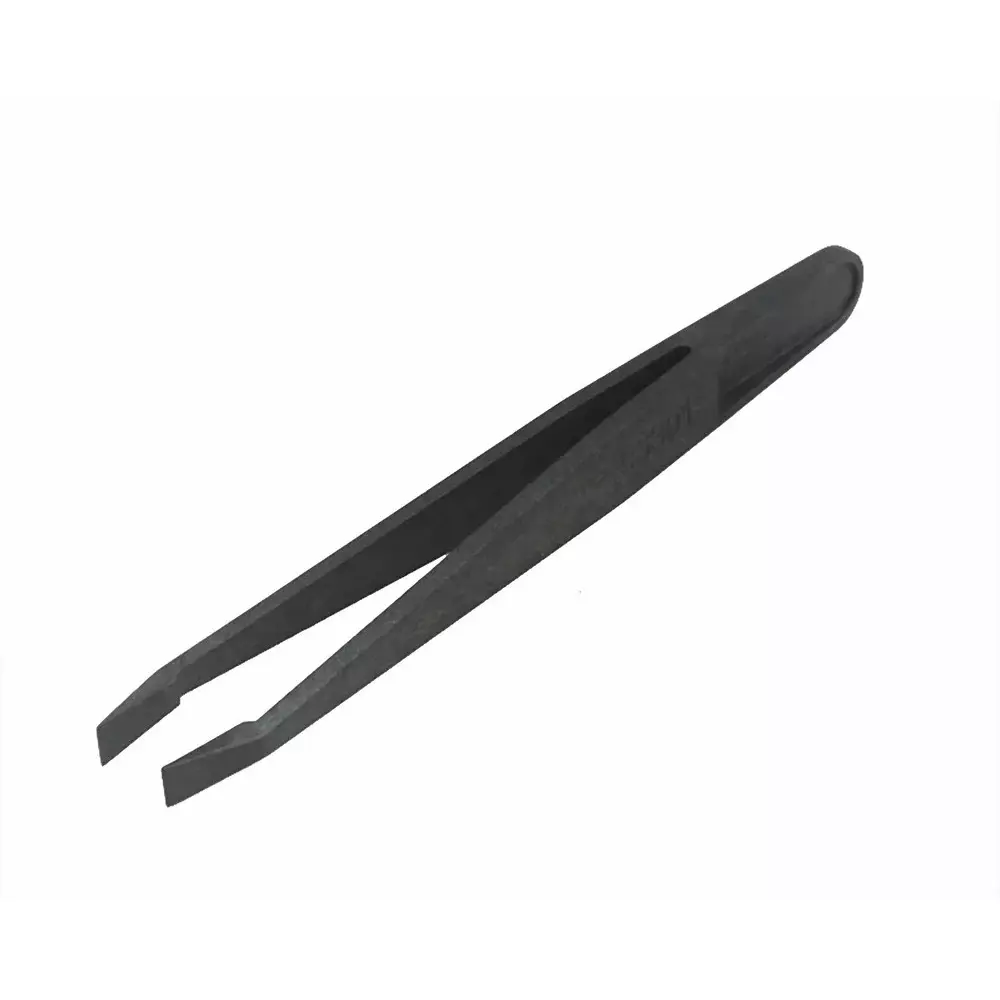 GLOBALSS ESD Plastic Tweezers Plastic Black