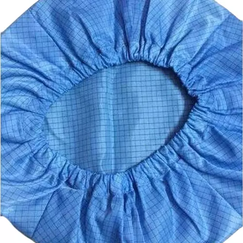 GLOBALSS Round Type ESD Cap Polyester Blue Medium Resistance 10⁶ to 10¹¹Ω