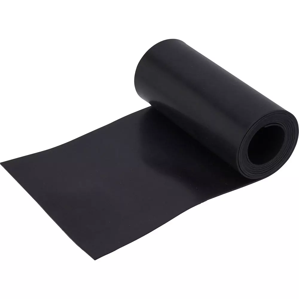 MonotaRO Natural Rubber Sheet Black 1 m Length 1 mm Thickness 100 mm Width, MBL-100