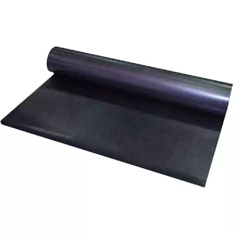 MonotaRO Natural Rubber Sheet Black 20 m Length 2 mm Thickness 200 mm Width, MBL-100