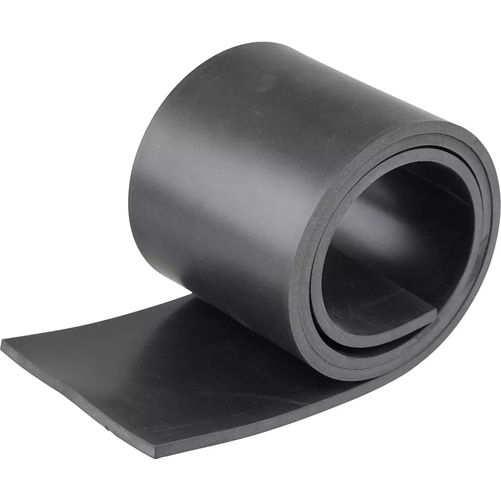 MonotaRO Natural Rubber Sheet Black 1 m Length 5 mm Thickness 100 mm Width, MBL-100
