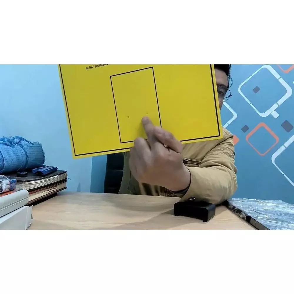 GLOBALSS ESD Combo Tester Yellow & Black for ESD Wrist Strap & Footwear Testing, Z124