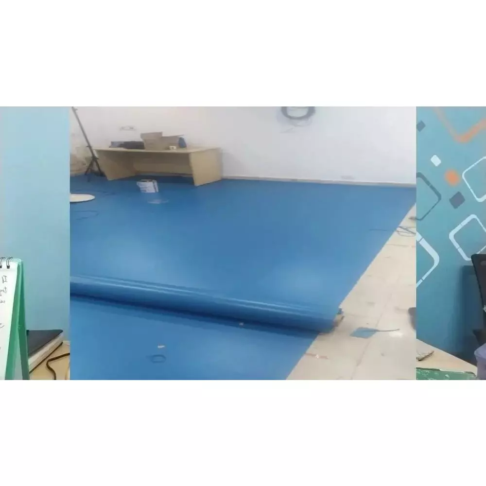 GLOBALSS ESD Rubber Mat Rubber With Antistatic Agent Light And Dark Green