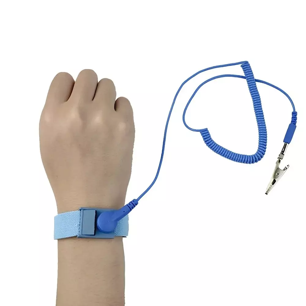 GLOBALSS Wrist Band Polyurethane (PU) Blue 5 ft, B2C