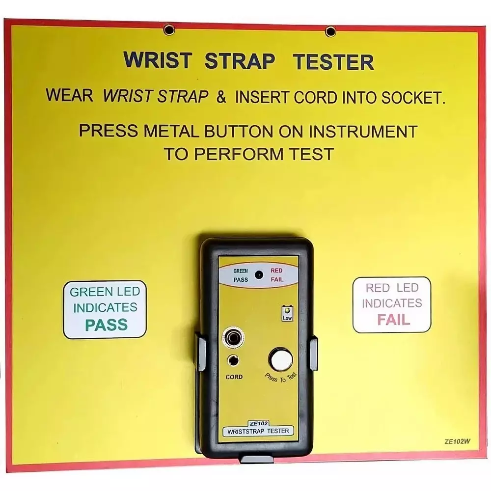 GLOBALSS Wrist Strap Tester 0-50°C 9 V Battery, ZE102