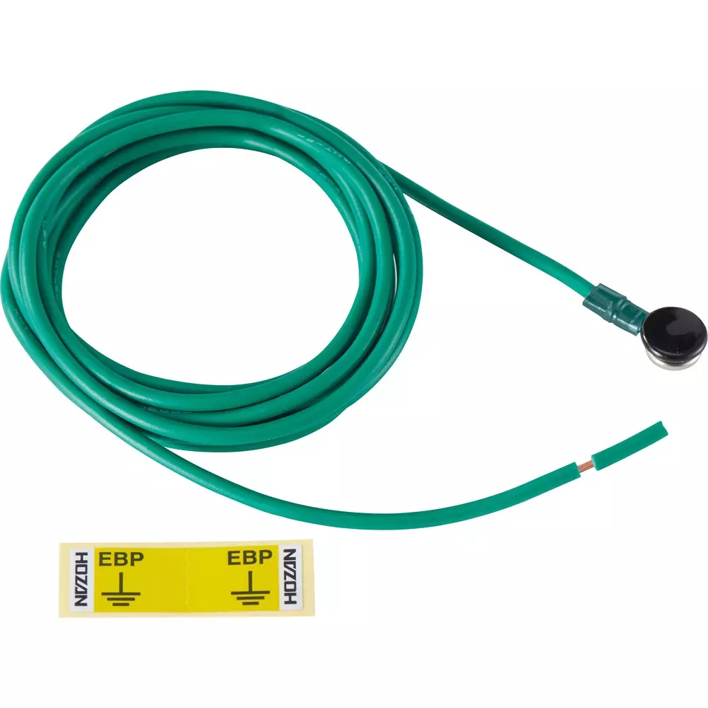 HOZAN Ground Wire 2 m Cable Length 1.25 mm², F-129