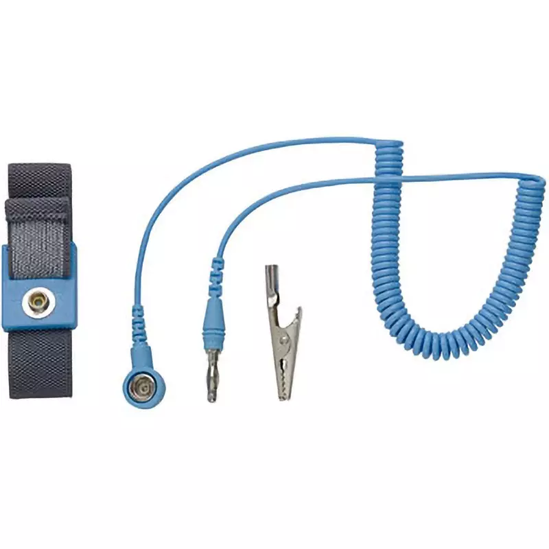 CUSTOM Metal-Free Anti-Static Wrist Strap Yes Cord, AS-109-6