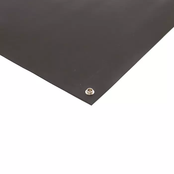 RS PRO Black Bench/Floor ESD-Safe Mat 1.2m x 600 mm x 2 mm, 7873136