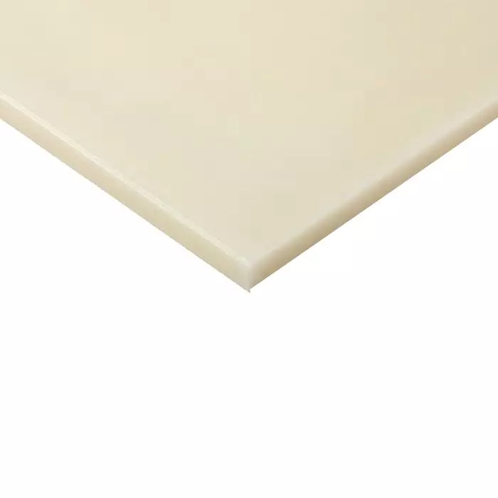 RS PRO Natural Plastic Sheet 500 mm x 500 mm x 60 mm, 514556