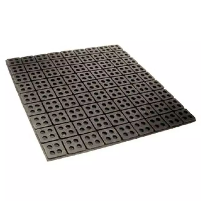 RS PRO 100mm Anti-Vibration Pad Rubber +100°C -50°C 100 x 100mm 13mm, 2035154