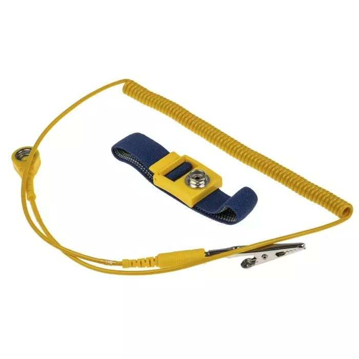 RS PRO ESD Grounding Wrist Strap & Cord Set With 10 mm Socket, 10 mm Stud Model No 2877379-picture-10