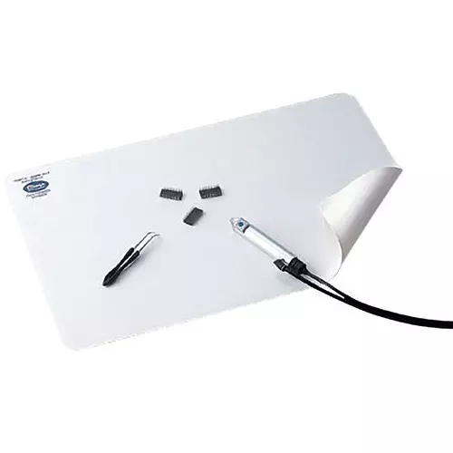 AS ONE Antistatic Work Mat Off white Resin Molded Product 560x350x2 mm, 560x350x2t