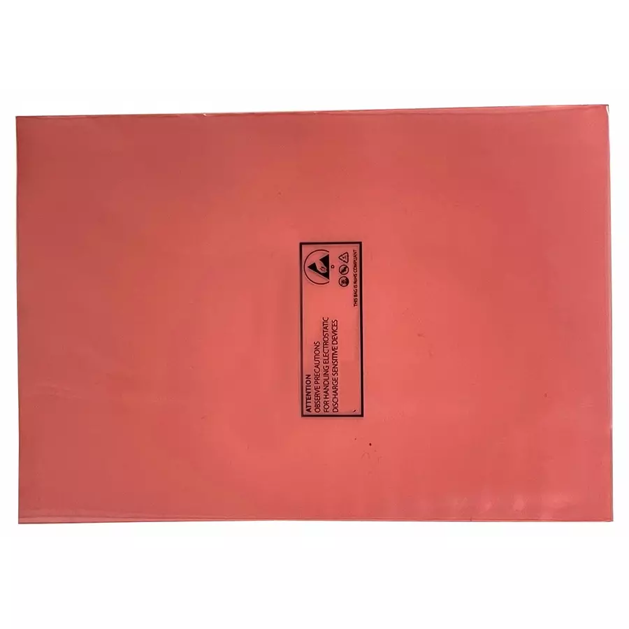 MULTICOMP PRO Anti Static Bags PINK ANTISTATIC BAG, 254MM X 304.8MM, 001-0020 (Pack of 100)
