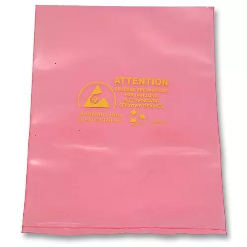 MULTICOMP PRO Anti Static Bags PINK ANTISTATIC BAG, 914.4MM X 1.22MM, 001-0041 (Pack of 100)