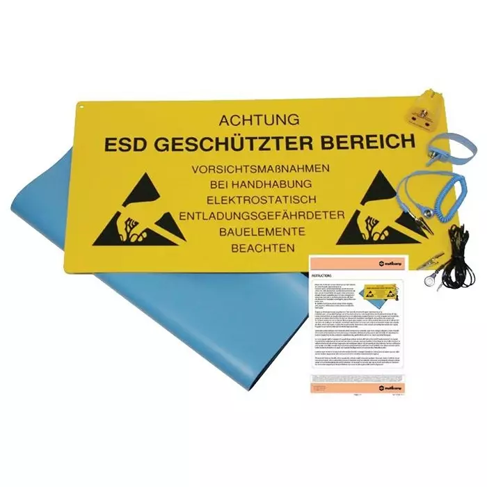 MULTICOMP PRO ESD Kits GERMAN ESD WORKSTATION KIT, BLUE, 069-0008