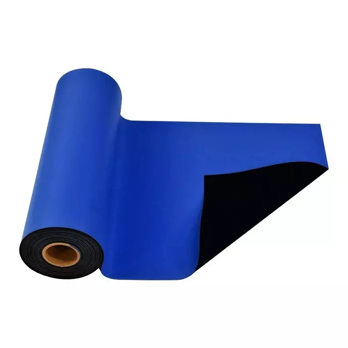 SCS 2-LAYER RUBBER MAT, 2.5 X 50 , BLUE, 770092