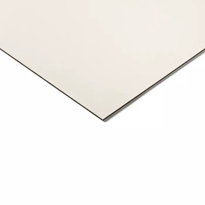 Black White Plastic Sheet 1300 mm x 500 mm x 1.5 mm, 7481305