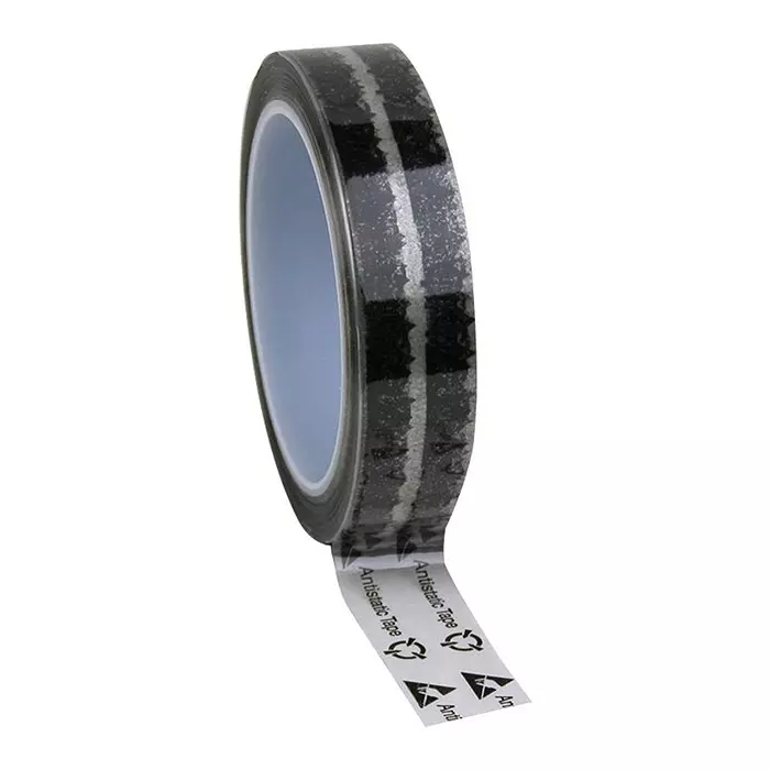DESCO TAPE, WESCORP, ESD W/SYMBOLS, 1INx72YDS, 79211