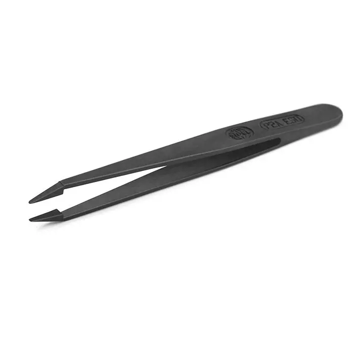 GLOBALSS Tweezer Tweezer Set Plastic Black for Personal & Professional Use