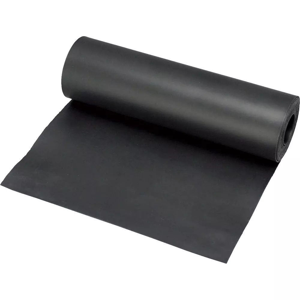 MonotaRO Natural Rubber Sheet Black 1 m Length 0.5 mm Thickness 100 mm Width, MBL-100