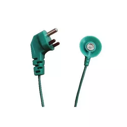 GLOBALSS ESD Grounding Plug Green 1-2 m for Earthing of ESD Table, G38-3P