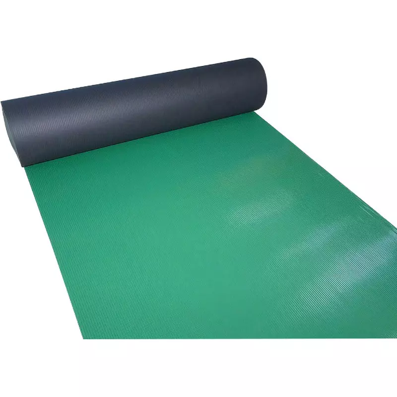 MonotaRO Vinyl Mat B Mountain Made of Pvc (Front) Green, (Back) Black 1.5 mm Thickness, 44362134 (1 Roll)