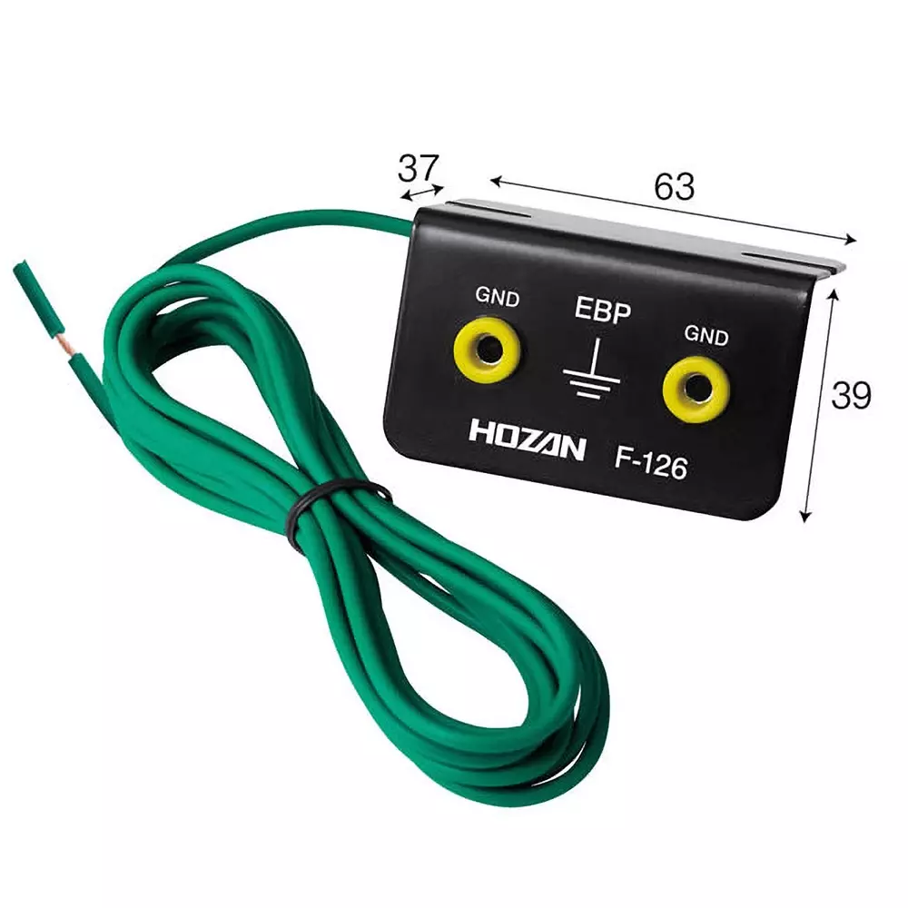 HOZAN Earth Terminal Grounding Connector for ESD Protection, F-126