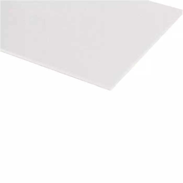 RS PRO White Plastic Sheet 600 mm x 600 mm x 2.5 mm, 8099695