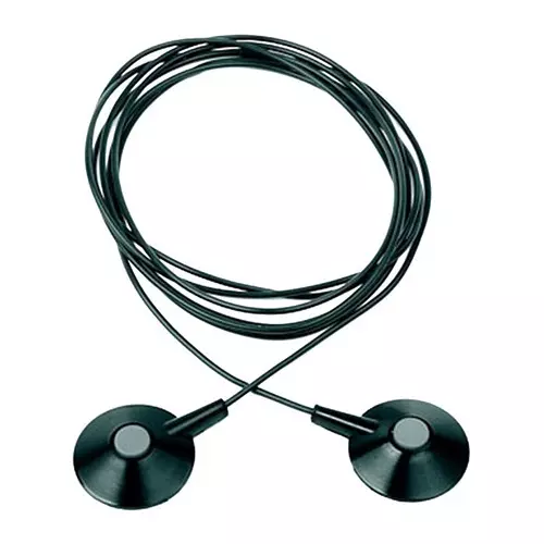 SCS COIL CORD, SNAP STUD, 3M, BLACK, 2389