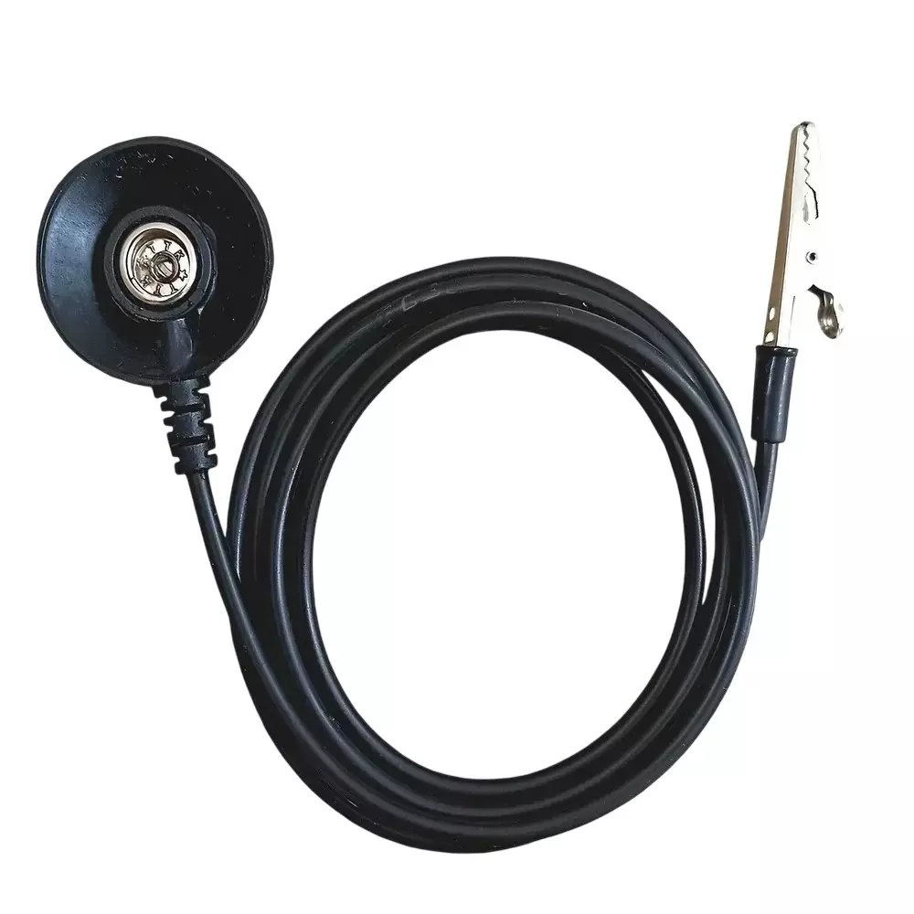 GLOBALSS BTC ESD Grounding Cord Copper 1.5 m for ESD Safe Area