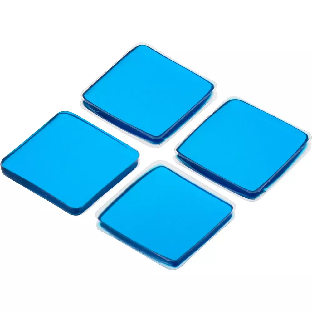 MonotaRO Anti-Vibration Gel Mat Blue 3 mm Thickness, 46517748 (Pack of 4 Pcs)