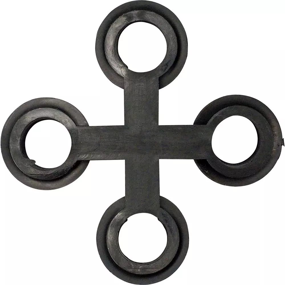 MonotaRO Connection Joint Rubber Mat Connection Type Perforated Type, 64440994 (Pack of 2 Pcs)