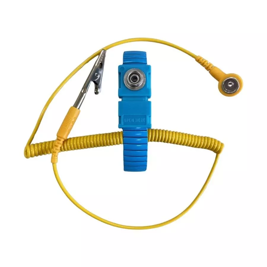 MULTICOMP PRO Wrist Strap Banana Plug, Socket Ground Terminals Adjustable Band Type 190 mm Circumference Max, MP013851