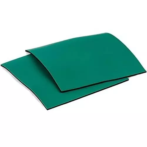 SCHOFIC Anti-Static ESD Safe Desktop Mat Green Rubber 2 Layer (12 x 24 inch)