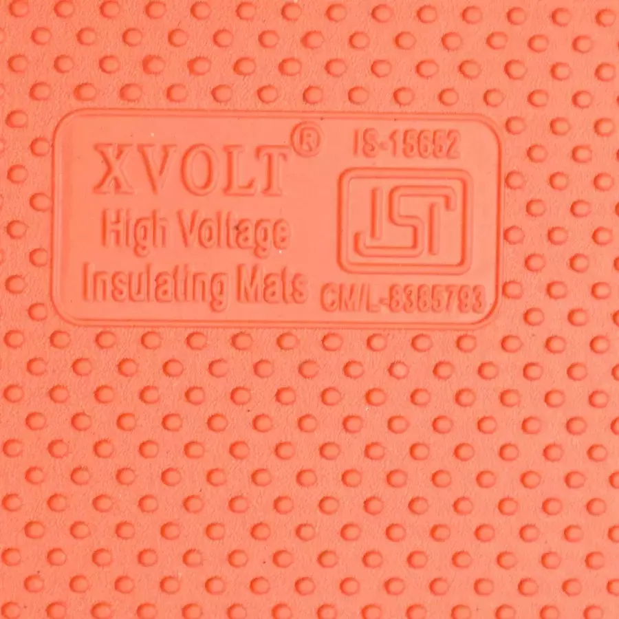 DURATUF XVolt Insulating Mat 2x1 m Size 3 mm Thickness Class C Red for Electrical Purpose Upto 33.0 kV (Pack of 10)