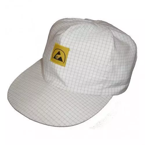 GLOBALSS Sports Type ESD Cap 98% Polyester, 2% Conductive Yarn Resistance 10⁶-10¹¹Ω