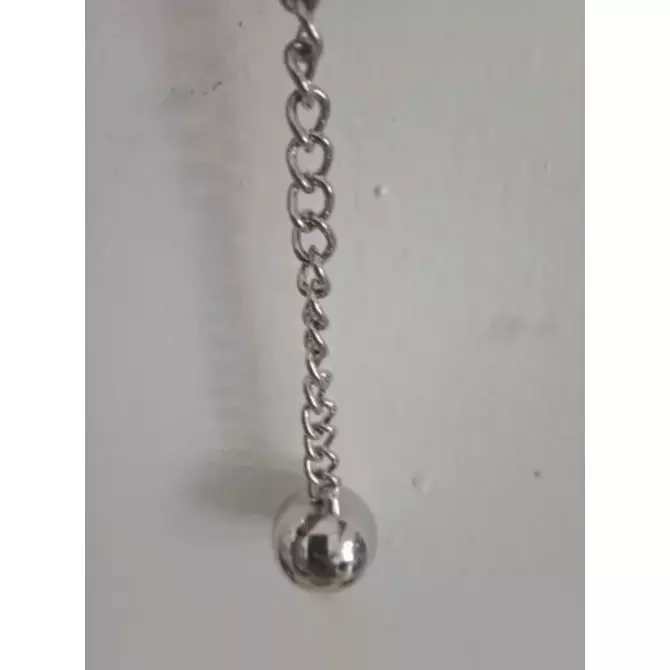 GLOBALSS Grounding Chain Stainless Steel Nickel Plated for Grounding Chair And Trolly