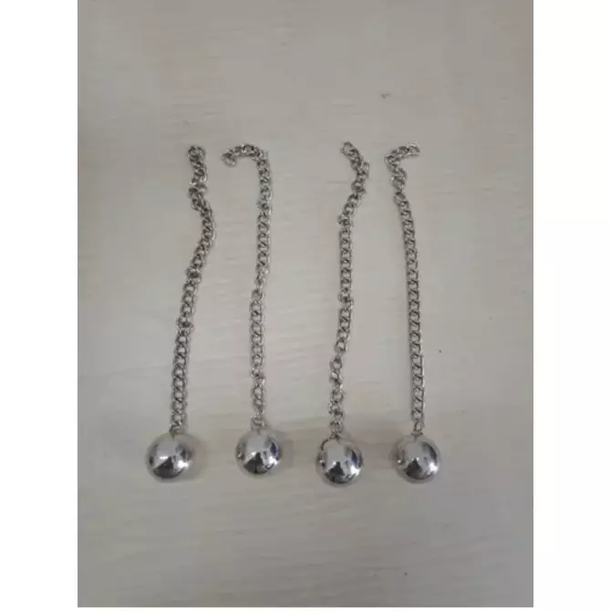 GLOBALSS Grounding Chain Stainless Steel Nickel Plated for Grounding Chair And Trolly