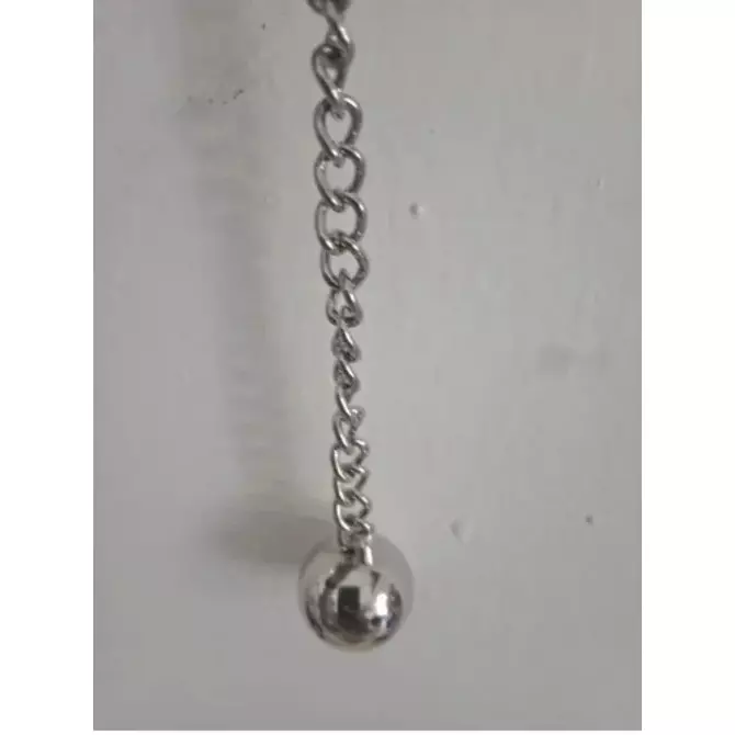 GLOBALSS Grounding Chain Stainless Steel Nickel Plated for Grounding Chair And Trolly