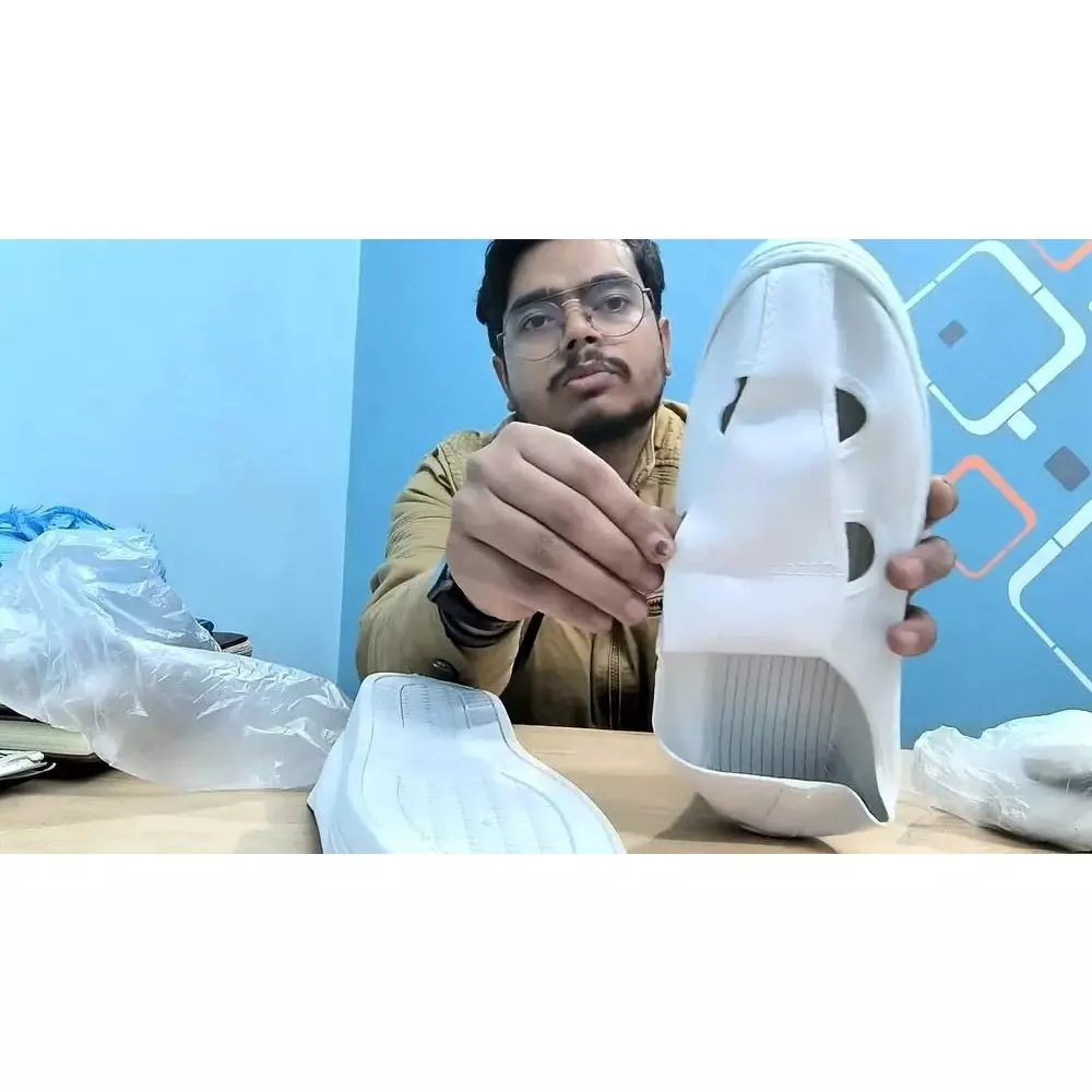 GLOBALSS ESD Slipper Blue Low Ankle PU Anti Static 6 Size