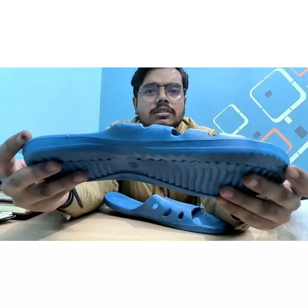 GLOBALSS ESD Slipper Blue Low Ankle PU Anti Static 6 Size