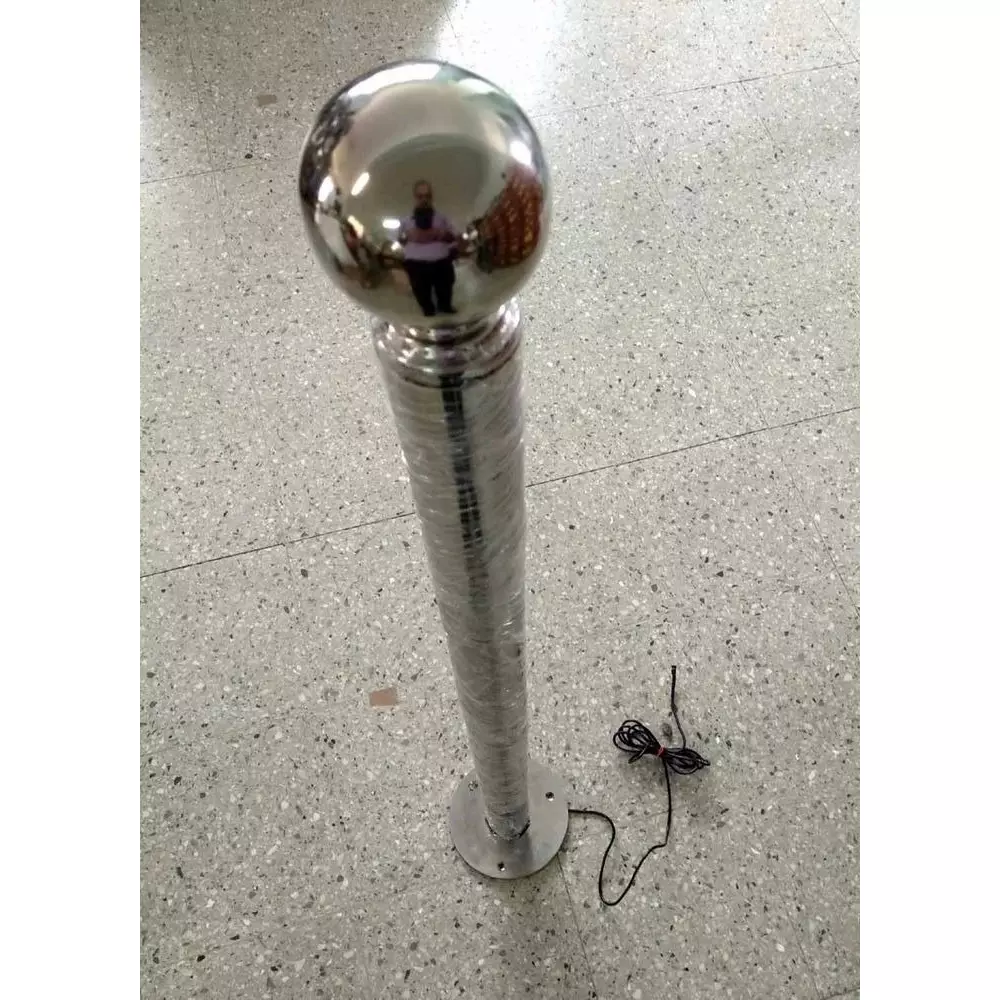 GLOBALSS Static Discharge Pole Stainless Steel 80x1000 mm, Z2052